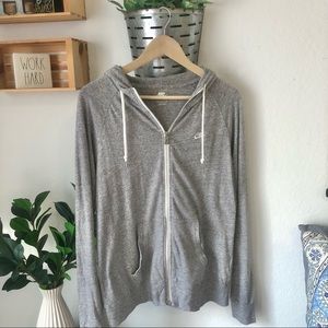 Nike Gray Zip-Up Jacket